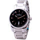 MORRIS K 舞可取代簡約時尚鋼帶腕錶-黑x玫瑰金/42mm product thumbnail 2