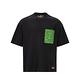 Timberland 中性黑色刺繡口袋短袖T恤|A411N001 product thumbnail 2