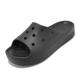 Crocs 拖鞋 Classic Platform Slide 女鞋 黑 雲朵涼拖 厚底 卡駱馳 208180001 product thumbnail 7