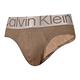 Calvin Klein Reconsidered Steel 棉質寬腰帶合身三角褲 CK內褲-桃、灰、咖啡 三入組 product thumbnail 3