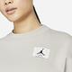 Nike 大學T Essentials Fleece Crew Sweatshirts 女款 喬丹 純棉 灰白 DM5190012 product thumbnail 5