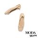 平底鞋 MODA MODAY  日常舒適牛皮方圓楦平底鞋－杏咖 product thumbnail 5