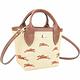 LONGCHAMP Le Panier Pliage XS 麥穗紋帆布手提/斜背托特包(棕色) product thumbnail 5