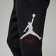 Nike 長褲 Jordan Essentials Pants 男款 黑 紅 內刷毛 抽繩 縮口 褲子 喬丹 FD7346-010 product thumbnail 8