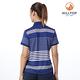 HILLTOP山頂鳥 條紋ZISOFIT POLO衫 女款 藍｜PS14XFJ2ECEW product thumbnail 4