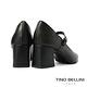 Tino Bellini 義大利進口素面瑪莉珍高跟鞋FSCT014 (黑色) product thumbnail 4