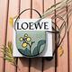 LOEWE Heel Pouch Herbarium 限定款植物印花小牛皮迷你斜背馬鞍包(綠) product thumbnail 3