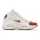 Reebok 籃球鞋 Question Mid 運動 男鞋 經典款 Iverson 艾佛森 避震 包覆 白紅 GZ7099 product thumbnail 3