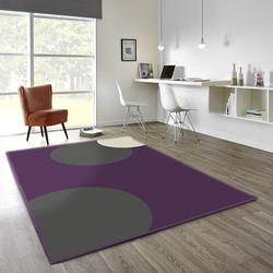 范登伯格 - 幾何 進口地毯 - 紫金 (160 x 230cm)
