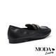 低跟鞋 MODA Luxury 經典時尚質感背釦樂福低跟鞋－黑 product thumbnail 4