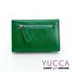 YUCCA - 牛皮俏麗多彩名片夾(迷你皮夾)-綠色- 02200044009 product thumbnail 3