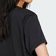 Adidas TRFL Tee Boxy [IU2422] 女 短袖 上衣 T恤 經典 三葉草 休閒 寬鬆 棉質 黑 product thumbnail 6