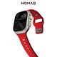 美國NOMAD Apple Watch專用運動風FKM橡膠錶帶-49/45/44/42mm-紅 product thumbnail 10