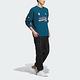 Adidas WS Sweat Crew M [IN0974] 男 長袖 上衣 亞洲版 運動 休閒 棉質 舒適 藍 product thumbnail 2