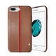 HOCAR iPhone 8 Plus/ 7 Plus 爵士皮革保護手機殼(淺棕) product thumbnail 2
