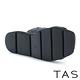 TAS 水鑽飾釦菱格縫線真皮厚底涼鞋 黑色 product thumbnail 6