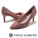 Vince Camuto 都會風尚 原色尖頭曲線高跟鞋-絨粉 product thumbnail 6