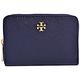 TORY BURCH EMERSON 經典LOGO防刮皮革拉鍊零錢包-藏藍色 product thumbnail 2