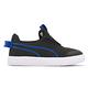 Puma 休閒鞋 Courtflex V2 Slip On INF 童鞋 中童 黑 藍 套入式 基本款 休閒 37485905 product thumbnail 3