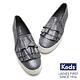 Keds TRIPLE RUFFLE 麂皮荷葉休閒鞋-深灰 product thumbnail 4