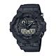 CASIO 卡西歐  G-SHOCK 百搭酷黑 街頭潮流 Cordura尼龍錶帶 大錶徑 雙顯系列 GA-700BCE-1A_53.4mm product thumbnail 2