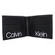 Calvin Klein 黑色荔枝紋浮印品牌文字皮革短夾(大) product thumbnail 5