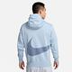 NIKE 上衣 男款 長袖上衣 帽T 運動 AS M NSW HOODIE PO FT I2SP 藍 FZ4765-440 (2S3555) product thumbnail 2