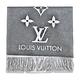 Louis Vuitton Reykjavik Gradient 山羊絨漸層流蘇圍巾(灰) product thumbnail 3