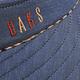 DAKS 經點品牌LOGO刺繡運動型可收式大帽緣遮陽帽(單寧藍色) product thumbnail 6