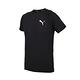 PUMA 男短袖T恤-慢跑 路跑 訓練 吸濕排汗 上衣 歐規 58941701 黑銀 product thumbnail 2