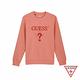 GUESS-男裝-浮雕LOGO倒三角標誌長T-粉 原價2990 product thumbnail 3