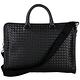 BOTTEGA VENETA INTRECCIATO 小牛皮編織兩用公事包(黑色) product thumbnail 3