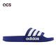 adidas 拖鞋 Adilette Shower 藍 白 男鞋 女鞋 三線 經典 條紋 愛迪達 GW1048 product thumbnail 6