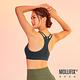 Mollifix 瑪莉菲絲 A++活力自在雙肩帶舒適BRA (水墨綠)瑜珈服、無鋼圈、開運內衣、暢貨出清 product thumbnail 5