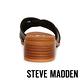 STEVE MADDEN-DANNIE 實搭簡約編織交叉粗跟拖鞋-黑色 product thumbnail 5