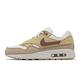 Nike 休閒鞋 Air Max 1 SE GS 大童 女鞋 淺骨色 大麻色 氣墊 低筒 經典 運動鞋 FZ5530-020 product thumbnail 2