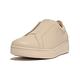 【FitFlop】RALLY ELASTIC TUMBLED-LEATHER SLIP-ON SNEAKERS易穿脫時尚休閒鞋-女(白石色) product thumbnail 2