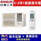 【SANLUX台灣三洋】 4-6坪 1級變頻窗型右吹冷暖冷氣 SA-R28VHR product thumbnail 3