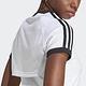 Adidas Tee [IC8808] 女 短袖 上衣 兩件式 亞洲版 復古 休閒 修身 三葉草 舒適 白黑 product thumbnail 6