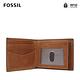 FOSSIL SCOTT 真皮RFID防盜證件格零錢袋皮夾-深棕色 ML4279201 product thumbnail 4