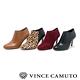 VINCE CAMUTO  時尚經典款 皮革質感中跟踝靴-酒紅 product thumbnail 7