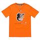 MLB-巴爾的摩金鶯隊蜂巢底紋造型短袖T恤-桔(男) product thumbnail 2