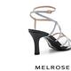 涼鞋 MELROSE 極簡時尚細帶跳色高跟涼鞋－灰 product thumbnail 4