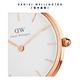 Daniel Wellington DW 手錶 Petite Bondi 28mm純真白真皮皮革錶-白錶盤-玫瑰金框 DW00100249 product thumbnail 7