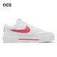 Nike 休閒鞋 Wmns Court Legacy Lift 女鞋 白 粉紅 厚底 增高 小白鞋 復古 DM7590-102 product thumbnail 3