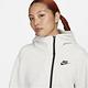 NIKE AS W NSW TCH FLC OS FZ HDY CAP 女休閒外套-灰白-FB8244013 product thumbnail 3