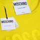 MOSCHINO COUTURE 葡萄牙製品牌字母LOGO 圖騰棉質寬版長版T恤(萊姆黃) product thumbnail 6