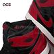 Nike Jordan 1 Retro High OG 童鞋 經典款 復刻 喬丹一代 漆皮 中童 穿搭 黑 紅 AQ2664063 product thumbnail 7