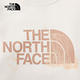 The North Face北面女款米白色胸前山林素描LOGO印花大學T｜5JX7N3N product thumbnail 5