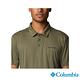 Columbia 哥倫比亞 男款-UPF50酷涼快排Polo衫-軍綠 UAE92290AG / S23 product thumbnail 3